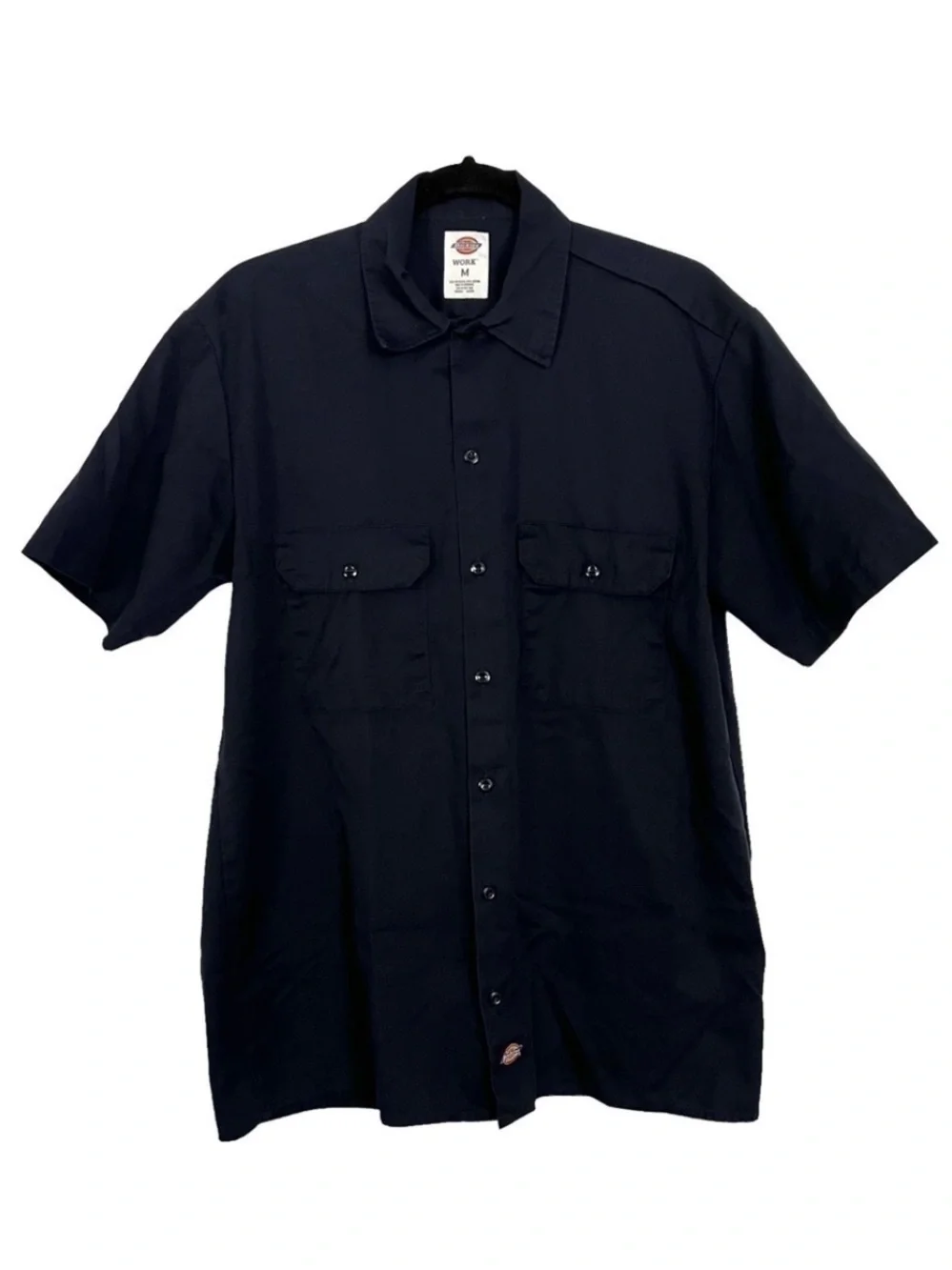 Dickies Blue Short Sleeve Work Shirt Medium